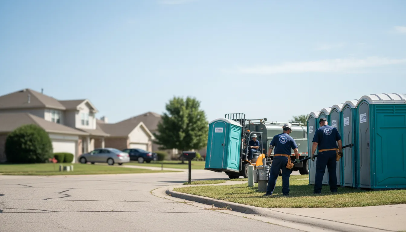 Porta Potty Rental in Metcalf, IL near me